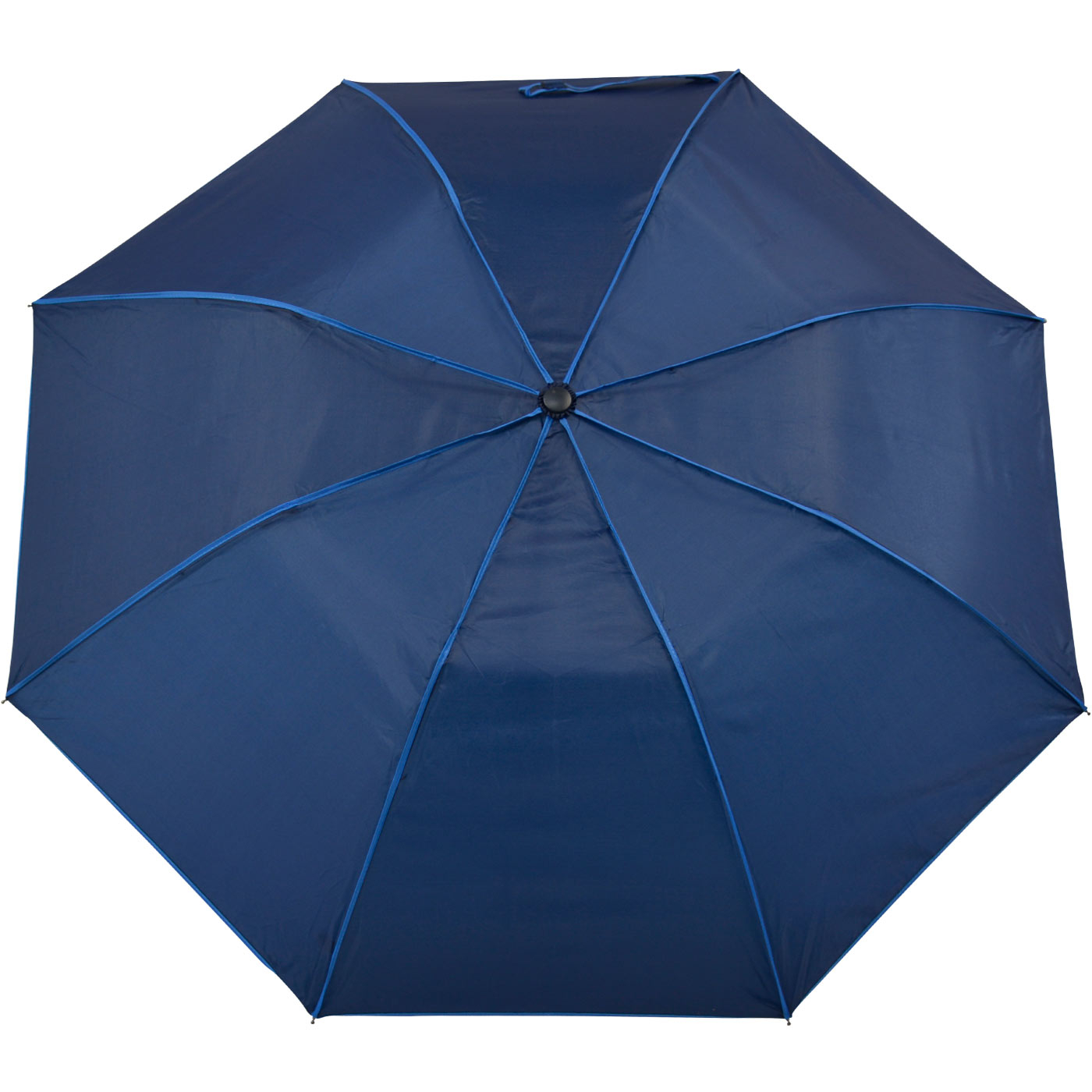 Falconetti Automatik Taschenschirm mit farblich passendem Griff - navy-blau