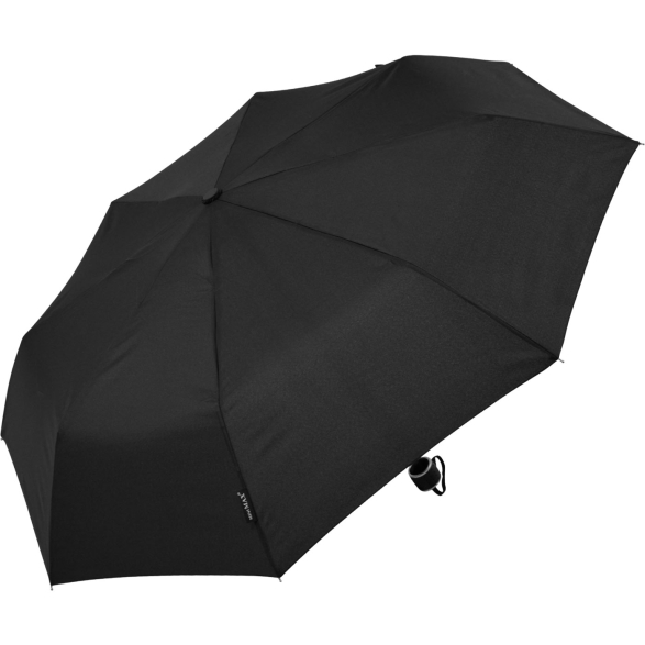 miniMAX® kleiner leichter Taschenschirm mit Handöffner - schwarz
