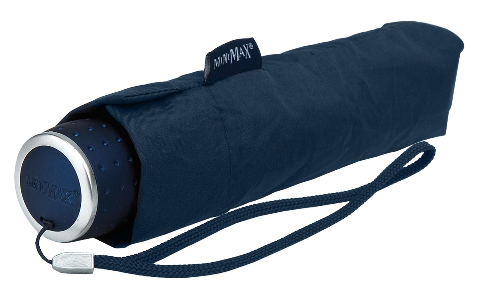 miniMAX® kleiner leichter Taschenschirm mit Handöffner - navy