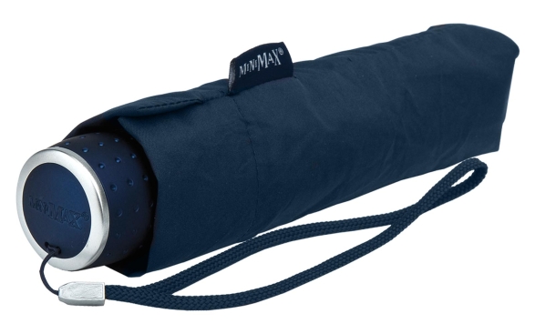 miniMAX® kleiner leichter Taschenschirm mit Handöffner - navy