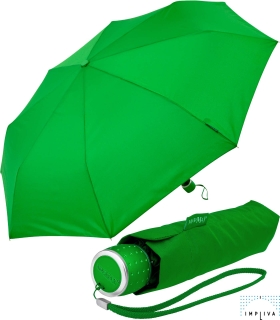 miniMAX® kleiner leichter Taschenschirm mit Handöffner - grün