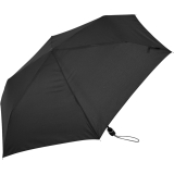 miniMAX® Flat leichter flacher Taschenschirm für das Reisegepäck - schwarz