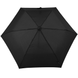 miniMAX® Flat leichter flacher Taschenschirm für das Reisegepäck - schwarz