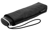 miniMAX® Flat leichter flacher Taschenschirm für das Reisegepäck - schwarz