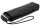 miniMAX® Flat leichter flacher Taschenschirm für das Reisegepäck - schwarz