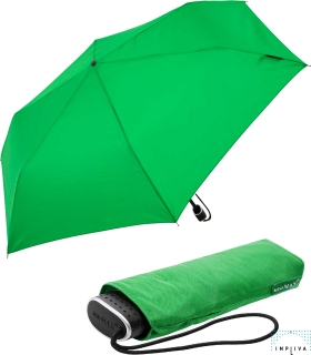 miniMAX® Flat leichter flacher Taschenschirm für das Reisegepäck - grün