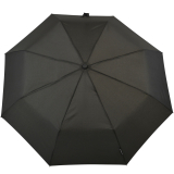 miniMAX® Taschenschirm mit Auf-Zu-Automatik windsicher uni - schwarz