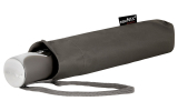 miniMAX® Taschenschirm mit Auf-Zu-Automatik windsicher uni - grau