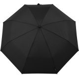 miniMAX® Herren Taschenschirm mit Auf-Zu-Automatik Knaufgriff in Holzoptik - schwarz