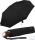 miniMAX® Herren Taschenschirm mit Auf-Zu-Automatik Knaufgriff in Holzoptik - schwarz