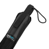 TravelLight 265 Gramm extrem leichter Stockschirm Reiseschirm mit Trekking-Hülle - schwarz