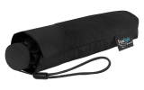TravelLight 105 Gramm extrem leichter Mini Taschenschirm - schwarz