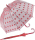 Glockenschirm transparent bunt Big Dots - pink