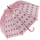 Glockenschirm transparent bunt Big Dots - pink