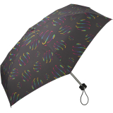 Damen Taschenschirm Ultra Mini Rainbow Swirls - grau