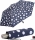 Knirps Taschenschirm Slim Duomatic Auf-Zu-Automatik Dots - navy - 2. Wahl