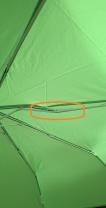 iX-brella Mini Ultra Light - Damen Taschenschirm mit großem Dach - extra leicht - neon grün - 2. Wahl