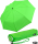 iX-brella Mini Ultra Light - Damen Taschenschirm mit großem Dach - extra leicht - neon grün - 2. Wahl
