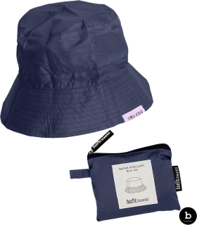 Damen Regenhut einfarbig Einheitsgröße - navy