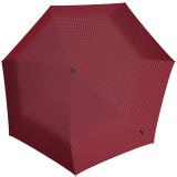 Knirps X1 Super Mini Taschenschirm 2Cross mit ecorepel-Technologie - red