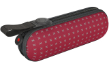 Knirps X1 Super Mini Taschenschirm 2Cross mit ecorepel-Technologie - red