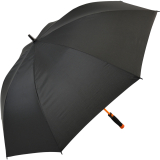 iX-brella Automatik XXL Golfschirm mit farbigem Gestell aus Fiberglas orange