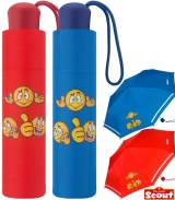 Scout Kinder-Taschenschirm mit reflektierenden Streifen...