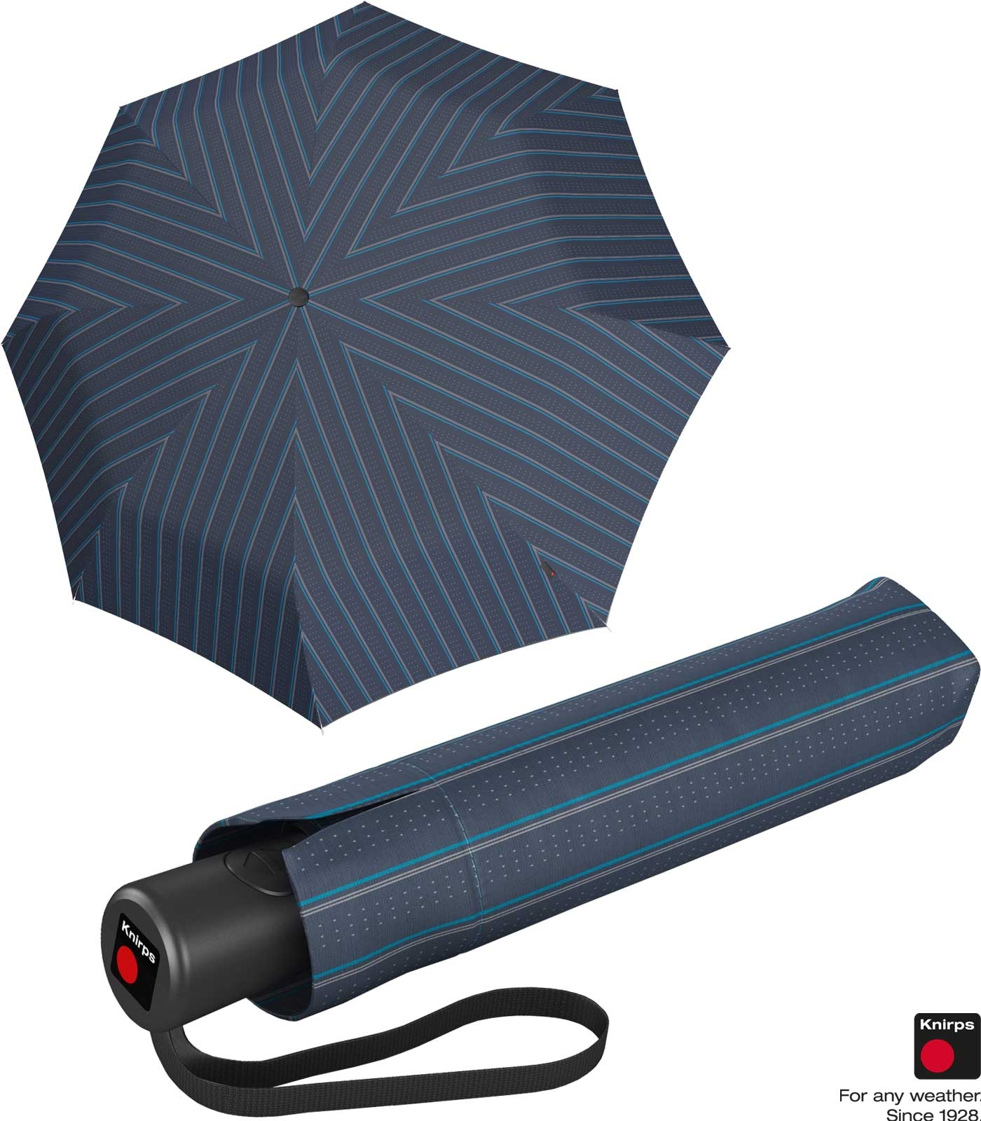 Knirps Taschenschirm A.200 Medium Duomatic 2Move - blue