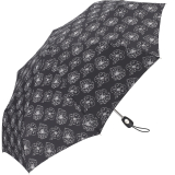 Pierre Cardin Regenschirm Black & White Flower black - Taschenschirm Easymatic