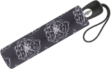 Pierre Cardin Regenschirm Black & White Flower black - Taschenschirm Easymatic
