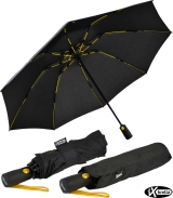 iX-brella Sturmschirm Voll-Fiberglas Taschenschirm...
