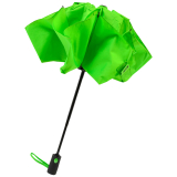 iX-brella Sturmschirm Voll-Fiberglas Taschenschirm groß 106 cm - mit farbigen Speichen - neon-grün