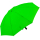 iX-brella Sturmschirm Voll-Fiberglas Taschenschirm groß 106 cm - mit farbigen Speichen - neon-grün