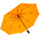 iX-brella Sturmschirm Voll-Fiberglas Taschenschirm groß 106 cm - mit farbigen Speichen - neon-orange