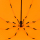 iX-brella Sturmschirm Voll-Fiberglas Taschenschirm groß 106 cm - mit farbigen Speichen - neon-orange