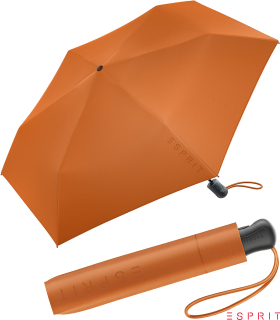Esprit Taschenschirm Easymatic Slimline Auf-Zu Automatik HW 2022 - burnt orange