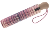 Esprit Taschenschirm Easymatic Light Auf-Zu Automatik Cosy Checks - dusky orchid