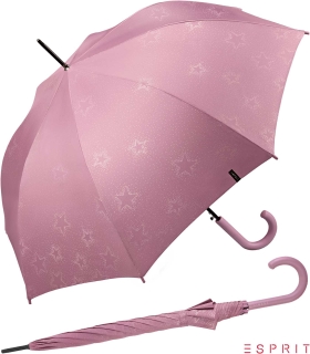 Esprit Stockschirm mit Automatik Starburst - dusky orchid metallic