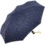 Benetton Taschenschirm Mini Automatik Dots - blue