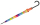 Benetton Stockschirm Long Automatik Multistripe - fresh salmon