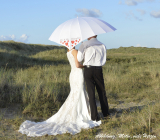 iX-brella Hochzeitsschirm Brautschirm Wedding Heart - personalisiert mit Name - filigranes Herz klein