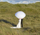 iX-brella Hochzeitsschirm Brautschirm Wedding Heart - personalisiert mit Name - viele Herzen