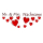 iX-brella Hochzeitsschirm Brautschirm Wedding Heart - personalisiert mit Name - viele Herzen