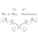 iX-brella Hochzeitsschirm Brautschirm Wedding Heart - personalisiert mit Name - Swirls