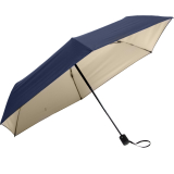 Doppler zero magic mini Damen Taschenschirm mit Auf-Zu-Automatik und UV-Schutz Ultra Sun - navy-ivory