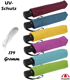 Doppler zero magic mini Damen Taschenschirm mit Auf-Zu-Automatik und UV-Schutz