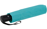 Doppler zero magic mini Damen Taschenschirm mit Auf-Zu-Automatik und UV-Schutz - aqua blue