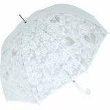 Falconetti® Brautschirm Regenschirm durchsichtig...