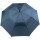 Falcone® stabiler XXL Fiberglas Automatik Regenschirm mit Ventilationsbezug - navy