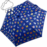 iX-brella Mini Kinderschirm mit Farbänderung bei Nässe - Schmetterlinge